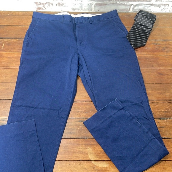 J. Crew Men's slim cut navy Pants - Picture 1 of 7